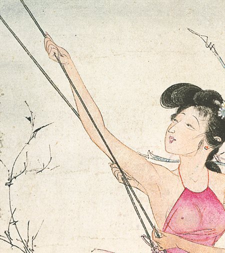 芦溪-胡也佛的仕女画和最知名的金瓶梅秘戏图